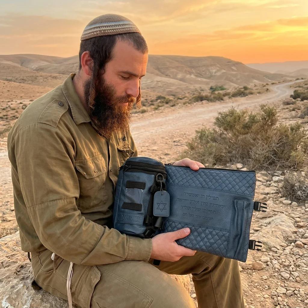 תיק תפ טרמי דמוי עור גוון כחול כהה איכותי לאחסו