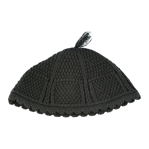 Black Nachman Kippah 22 cm