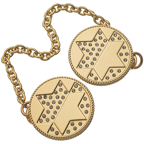 Tallit Clips 9 cm - Gold Finish