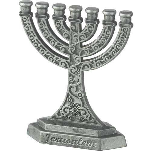 מנורה 7 קנים גימור פיוטר 6 ס״מ
