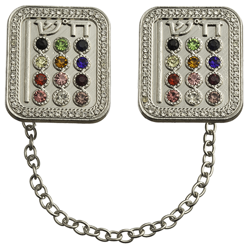 Nickel Hoshen Tallit Clips 9 Cm