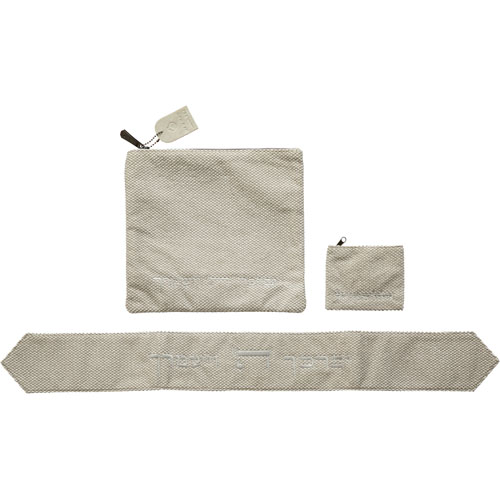 My "Chalaqah" Set, Includes: Case for Hair Piece and Scissors - Gray