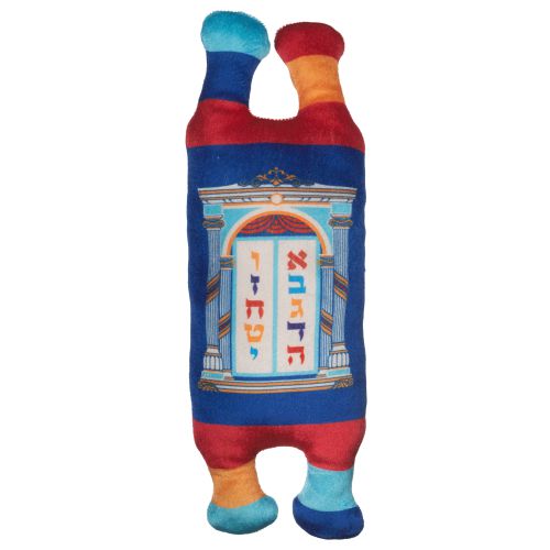 ספר תורה אשכנזי מבד רקמת "שער וילנה" 55 ס״מ