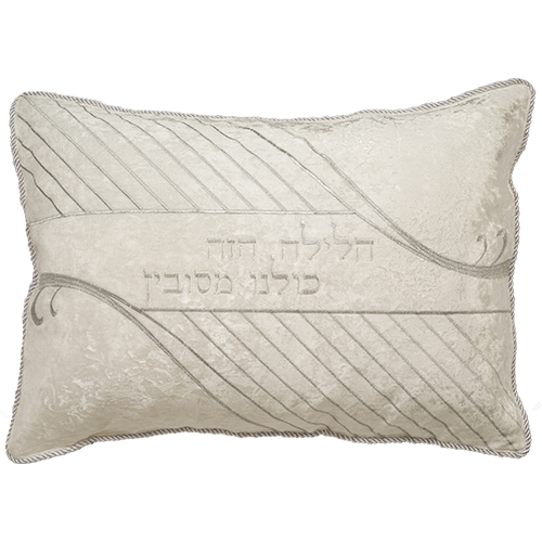 Satin Medium Pillow Cover for Passover 45*30 cm, with Pillow
