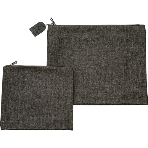 Leatherette Tallit - Tefillin Set 36*29 cm