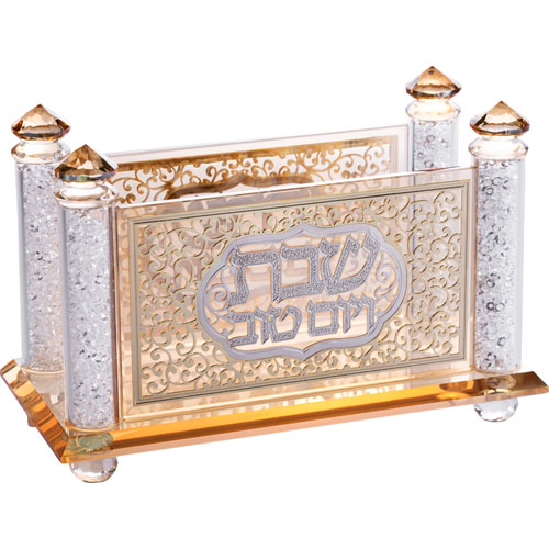מפיון קריסטל מהודר עם פלקטה "עיטור"