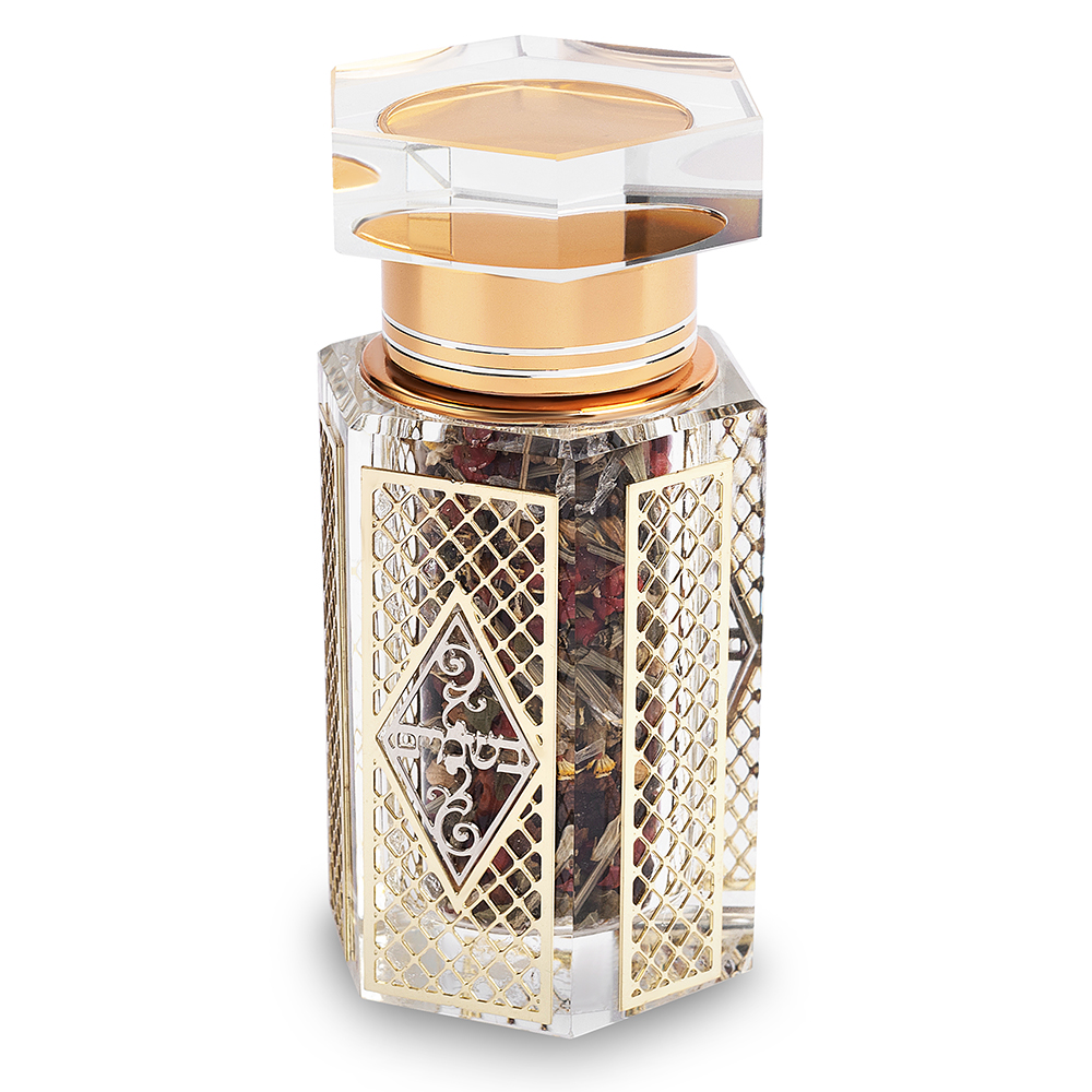 Crystal Besamim Holder 8.5*5 cm with Plaque- Ornaments