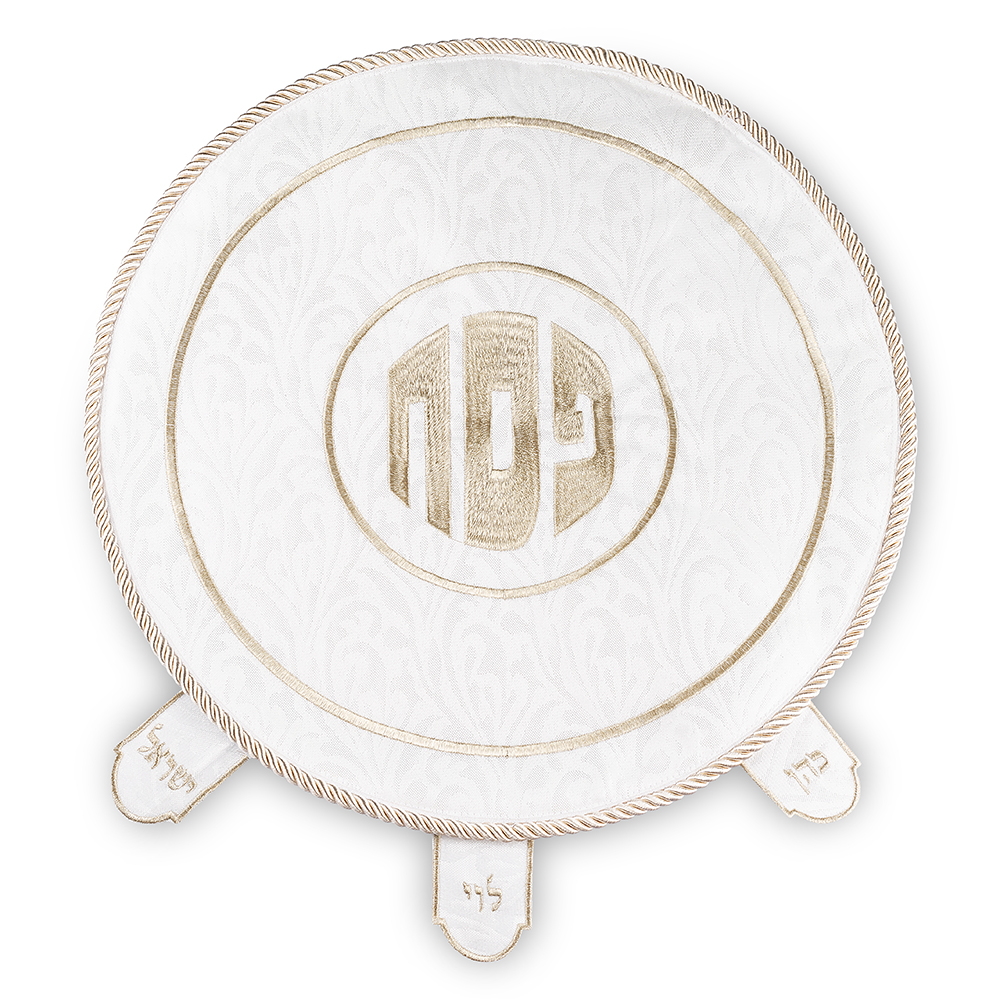 Brockett Passover Cover 45 cm, with Embroidery - Gold